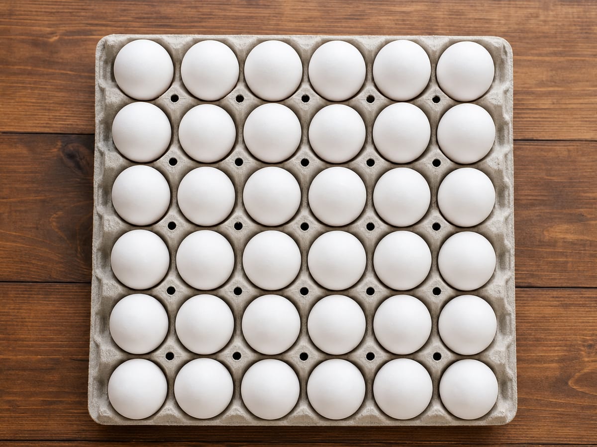 30-Egg Tray (White)
